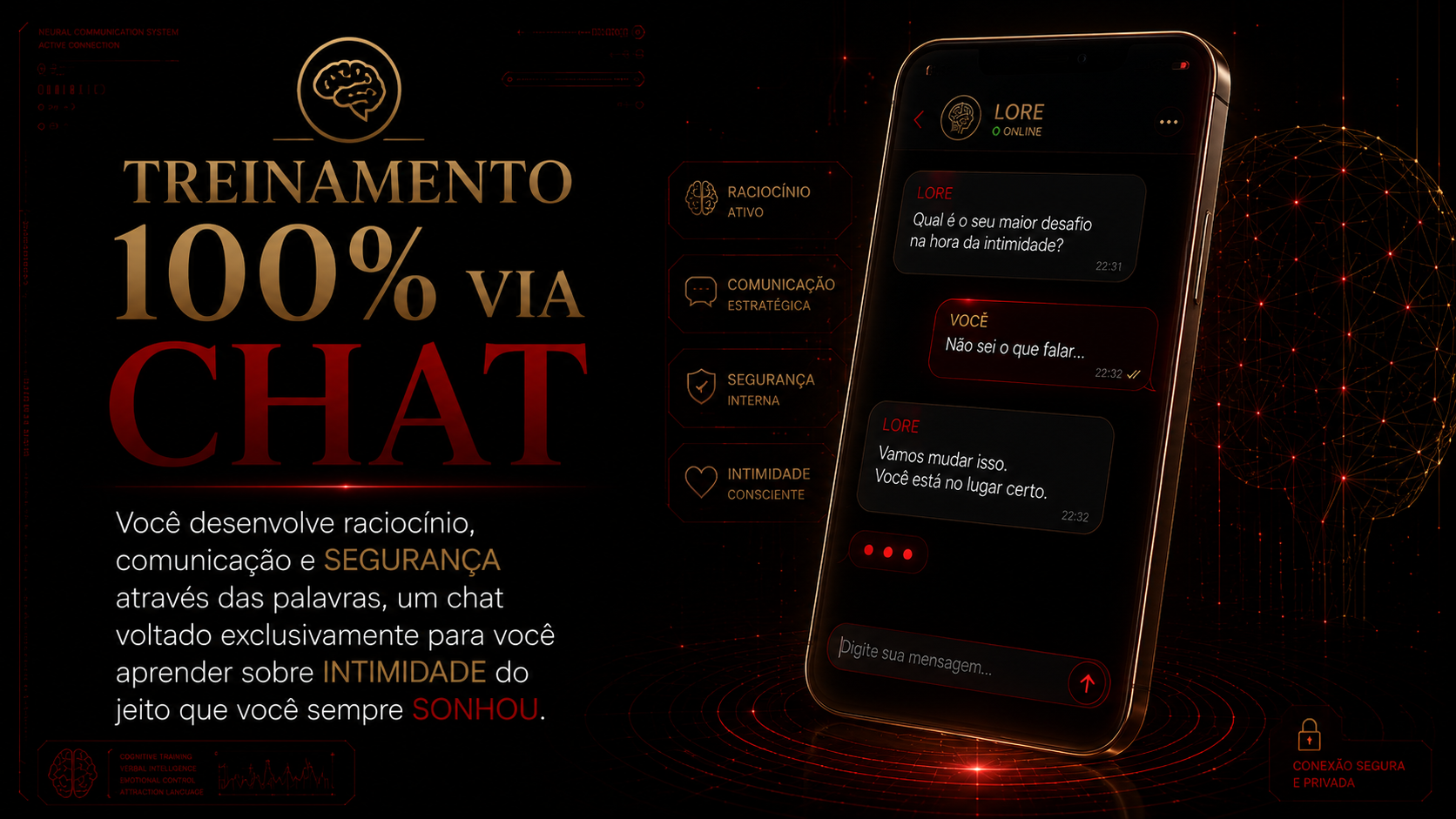 Diferencial Agente Dama Lore — Treinamento via chat