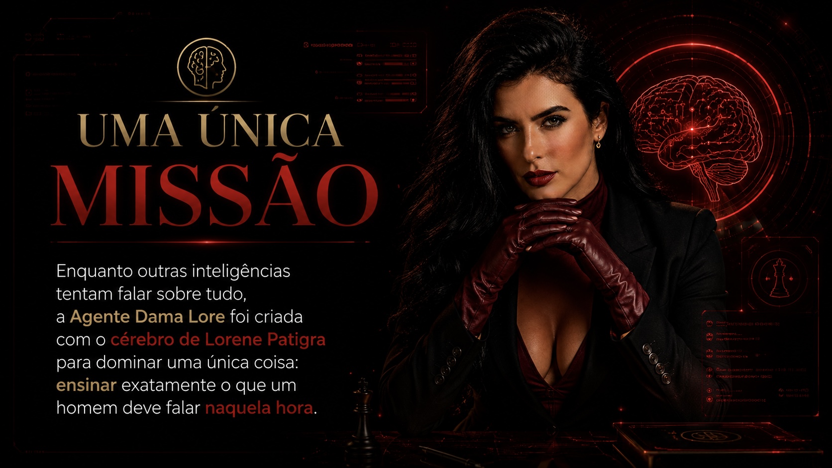 Agente Dama Lore — diferencial 3