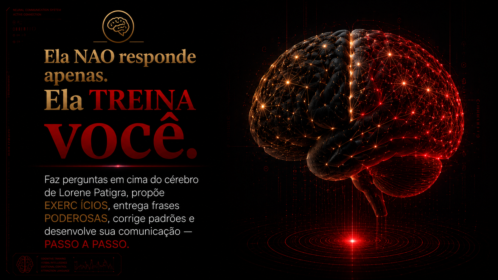 Diferencial Agente Dama Lore — Ela treina você