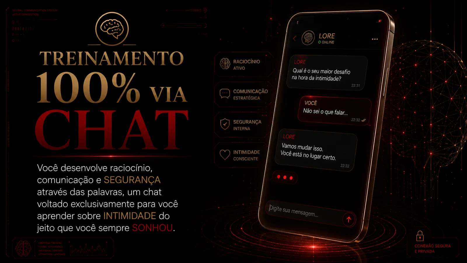 Diferencial Agente Dama Lore — Treinamento via chat