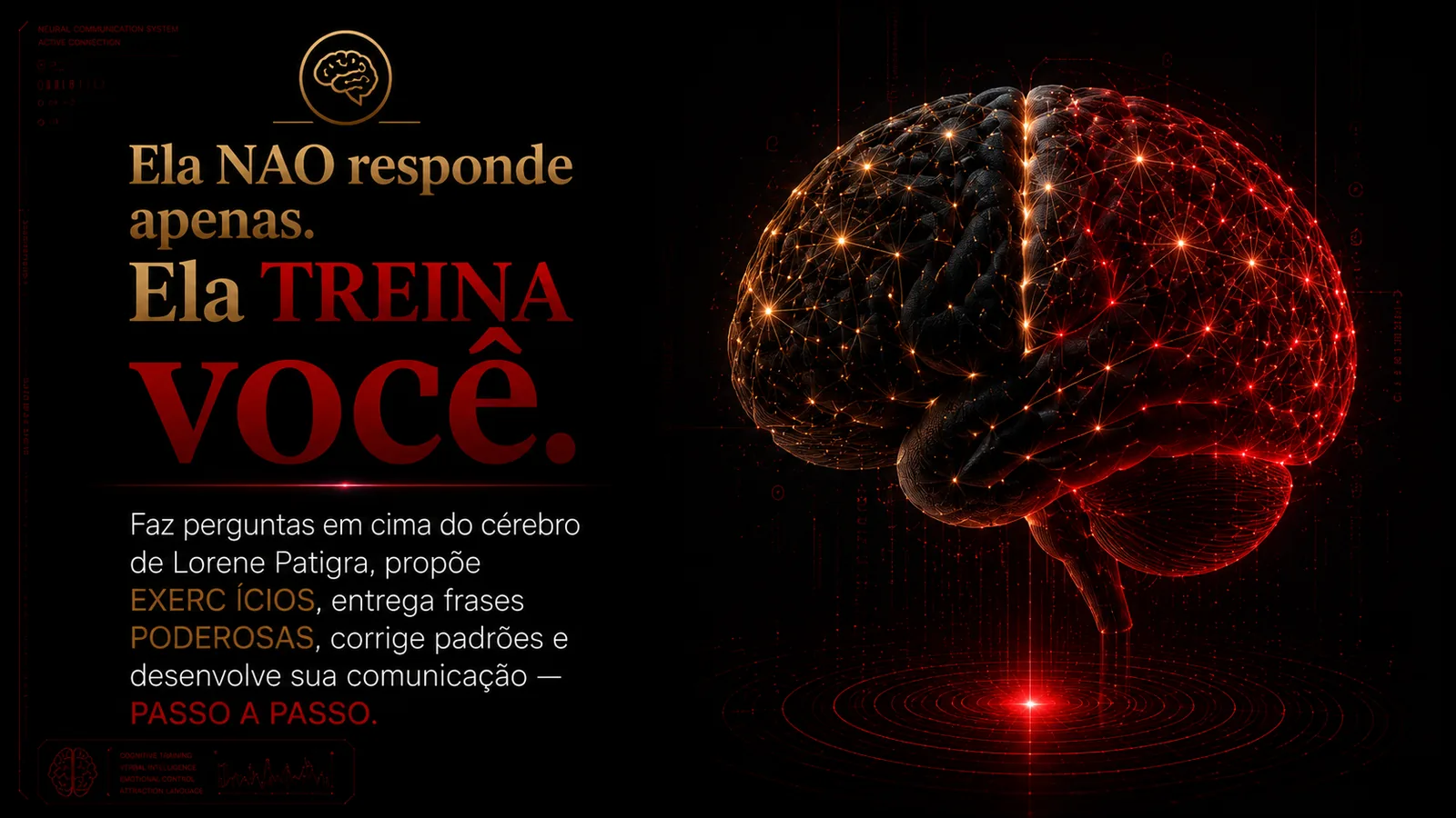 Diferencial Agente Dama Lore — Ela treina você
